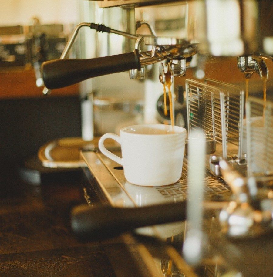 Espresso machine at Seaforde