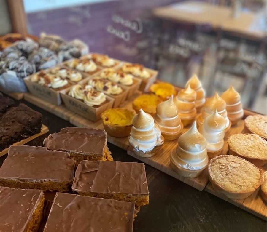 Tray bakes at the Garden House Café, Seaforde